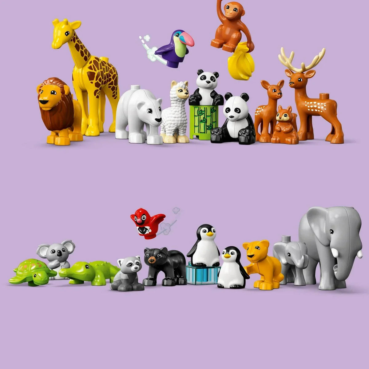 DUPLO Wild Animals of the World 10975 Building Toy Set (142 Pieces)