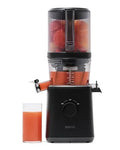 Nama J2 Cold Press Juicer – Self Feeding for Hands Free Operation with Wide Mouth Hopper for Whole Recipe Loading, Zero Waste Masticating Juicer For More Juice, Less Pulp – Easy Cleanup &amp; Assembly: Home &amp; Kitchen