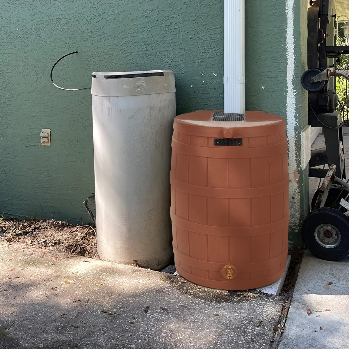 Good Ideas Rain Wizard Rain Storage Collection Rain Barrel 50-Gallon