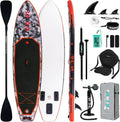 FunWater Inflatable Stand Up Paddle Board, 11 ft x 32 in x 6 in - SUP Paddle Accessories