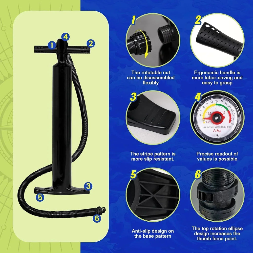 FunWater Inflatable Stand Up Paddle Board, 11 ft x 32 in x 6 in - SUP Paddle Accessories