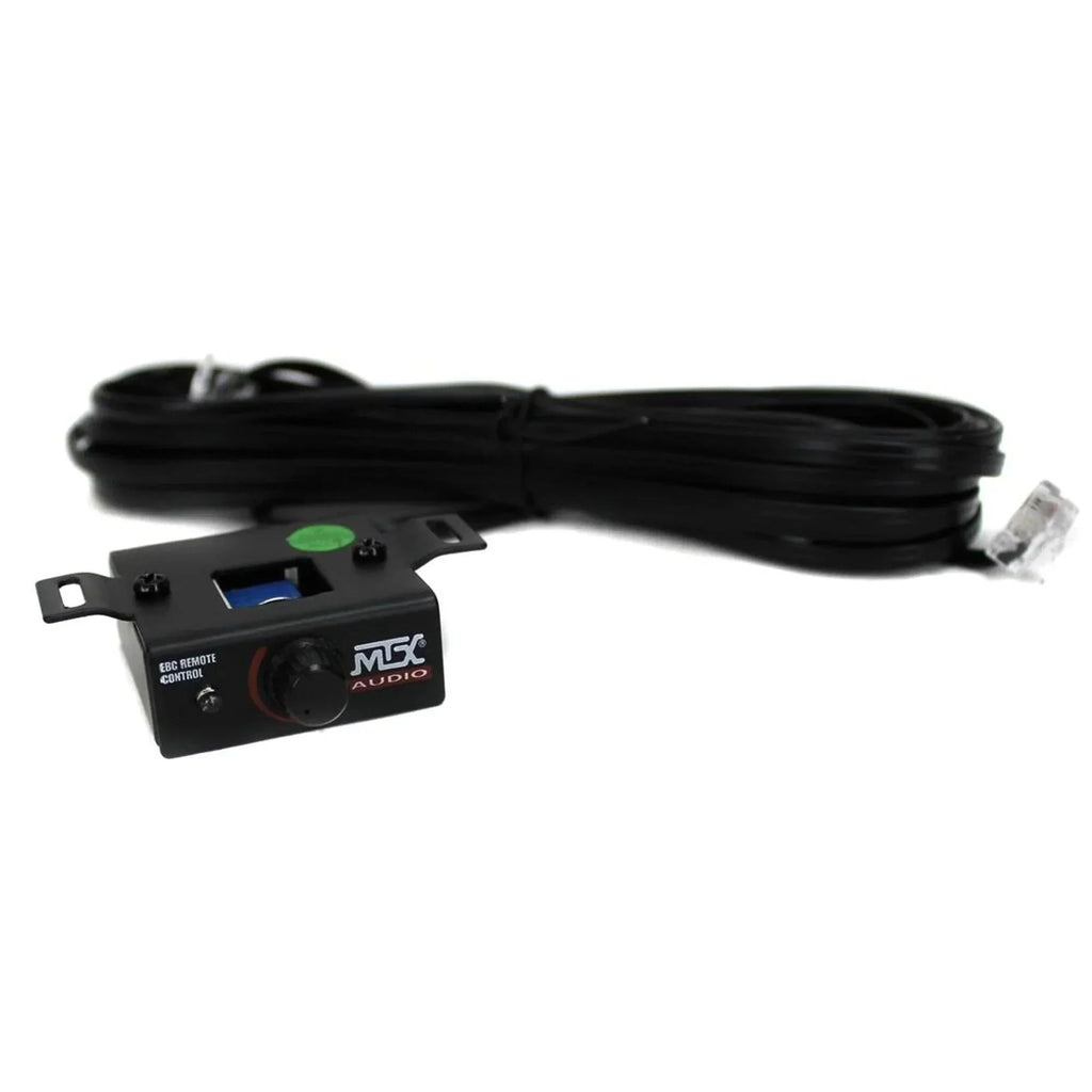MTX Terminator Dual Loaded 12in 1200W Car Subwoofer Enclosure With Amplifier And 8-Gauge Amp Kit