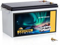 100AH 24V Lithium Battery Built-in 100A BMS,Up to 20000 Deep Cycle,Perfect for Trolling Motors, Marine,RV,Boat,Solar System Home Storage