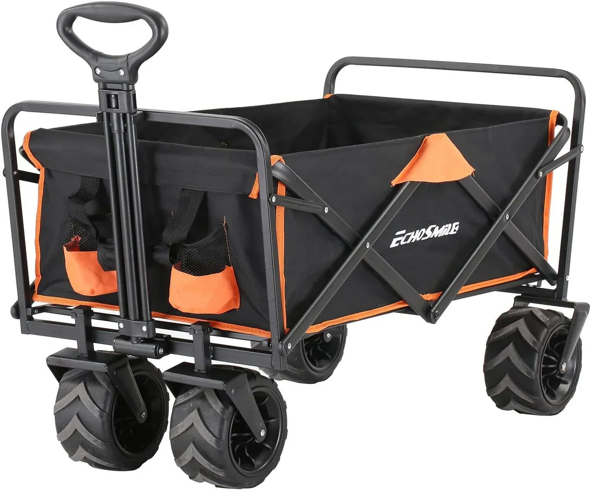 Heavy Duty 350 lb Capacity Foldable Wagon with Large Wheels