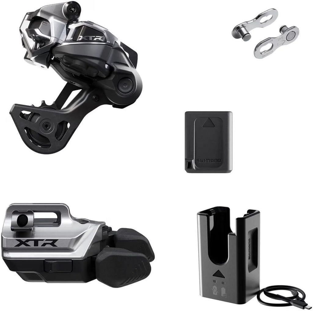 Shimano XTR Di2 Wireless 12-Speed Upgrade Kit With M9250-GS Rear Derailleur And M9250-IR I-SPEC EV Shifter - M9250