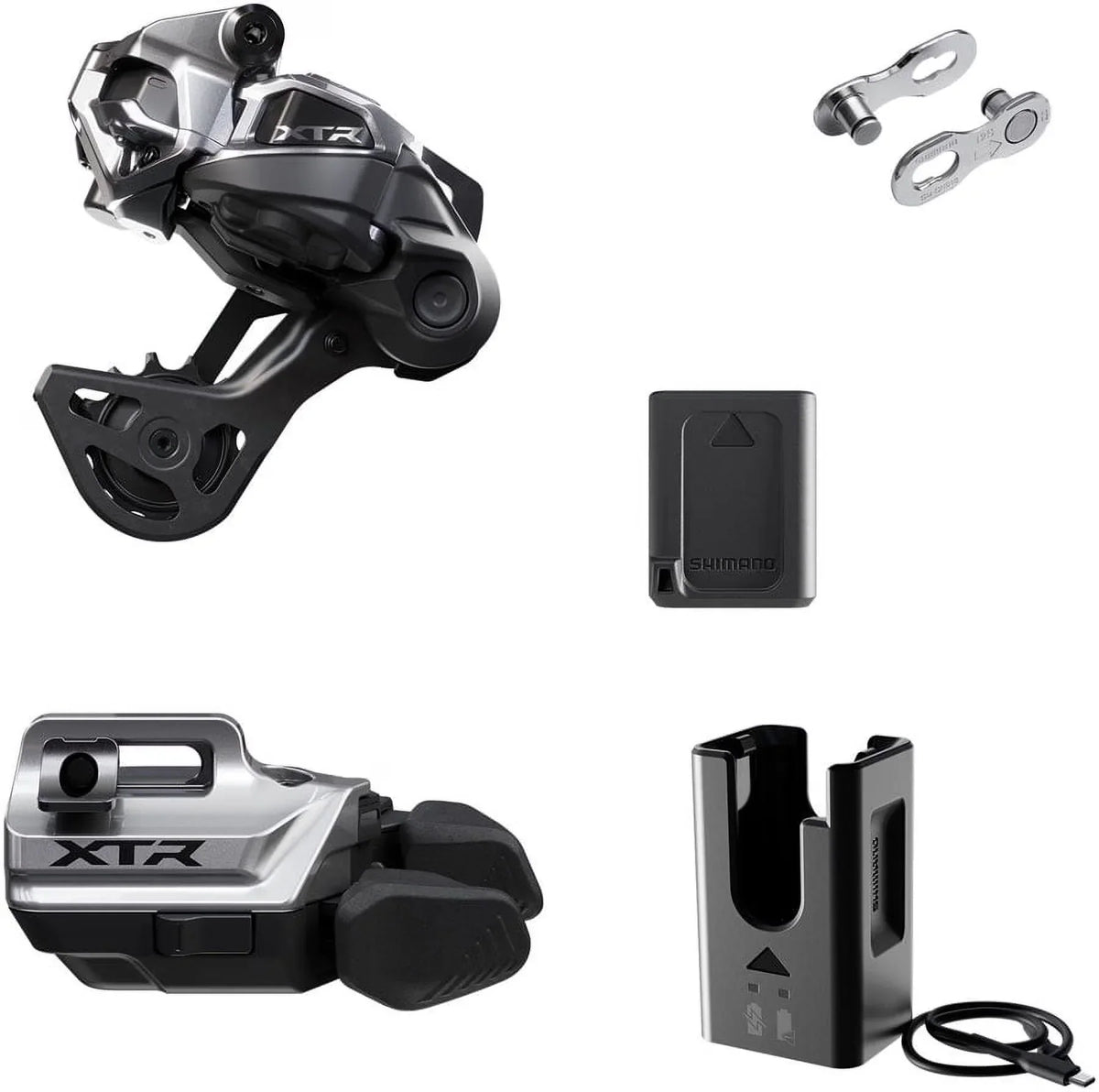 Shimano XTR Di2 Wireless 12-Speed Upgrade Kit With M9250-GS Rear Derailleur And M9250-IR I-SPEC EV Shifter - M9250