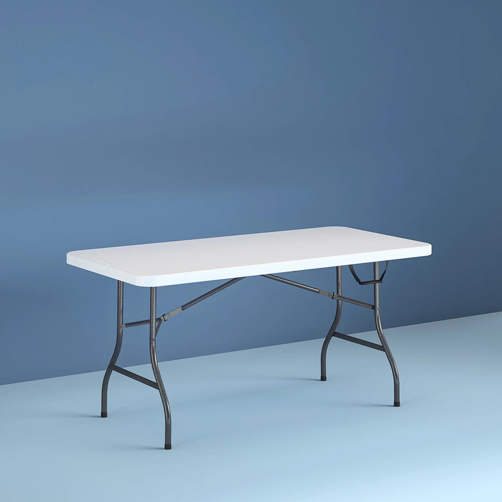 Cosco 6 Foot Folding Table in White Speckle