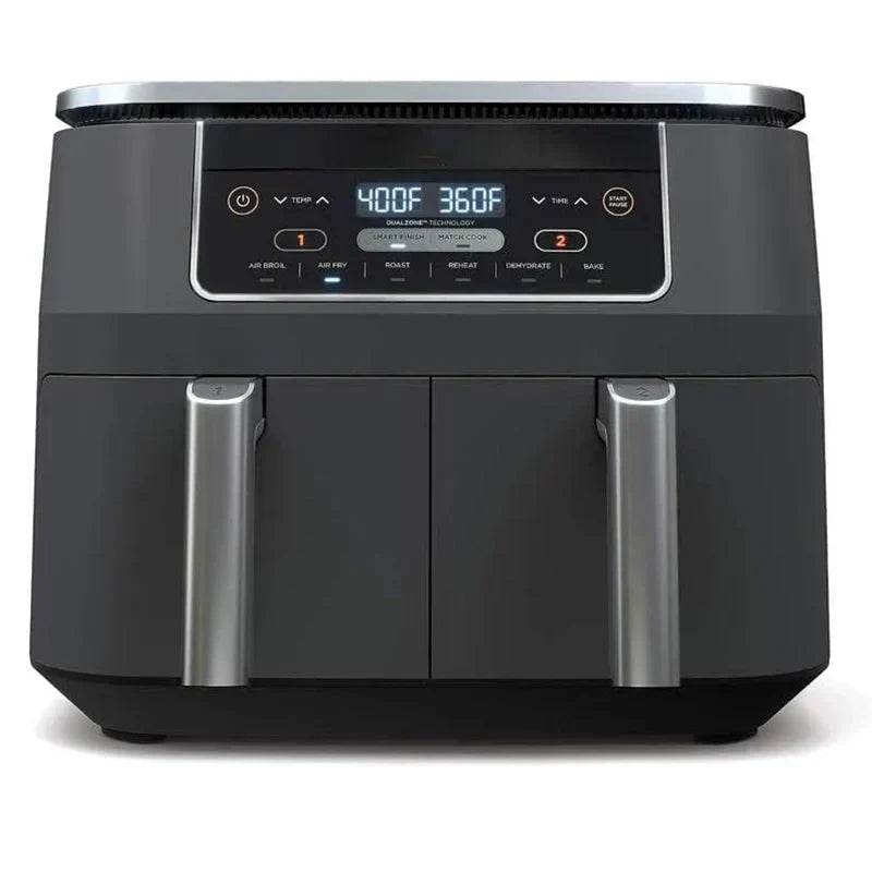 DZ401 Foodi 10 Quart 6-in-1 DualZone XL 2-Basket Air Fryer with 2 Independent Frying Baskets