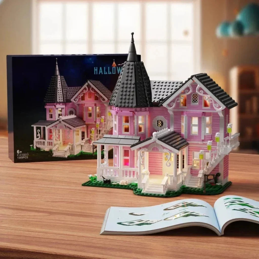 1,349-Piece Illuminated Halloween Building Block Set