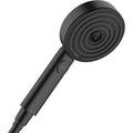 Modern Handheld Shower Head, 4-Inch, 3-Spray, Matte Black